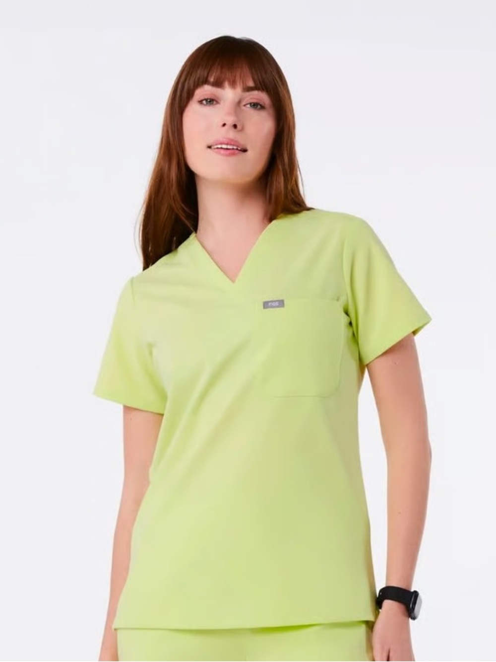 Figs S Catarina 3-pocket Scrub Top in Sea Mist - LIKE NEW!